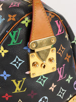 x Takashi Murakami Limited Edition Black Monogram Multicolor Speedy 30