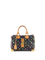 x Takashi Murakami Limited Edition Black Monogram Multicolor Speedy 30