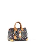 x Takashi Murakami Limited Edition Black Monogram Multicolor Speedy 30