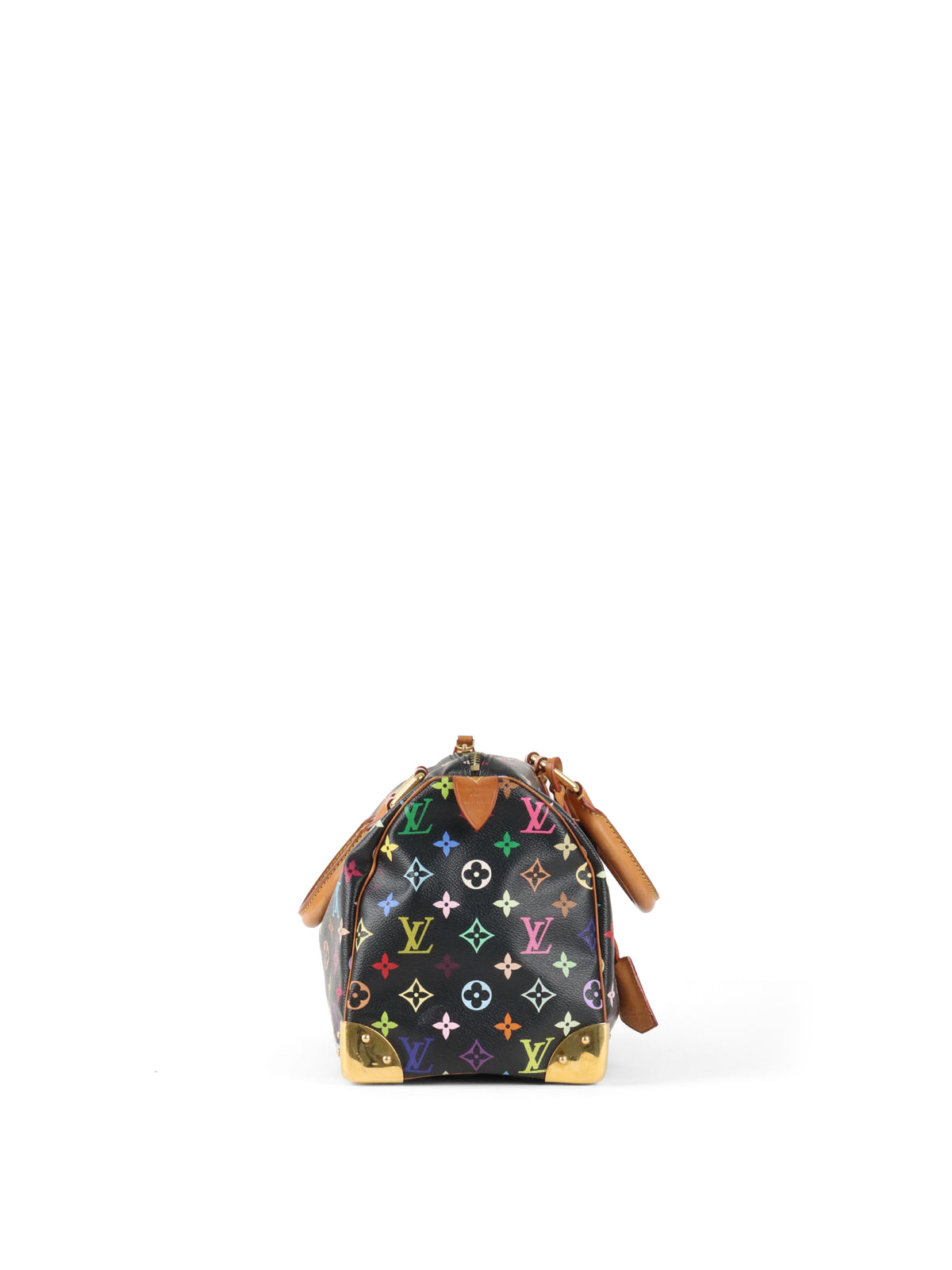 x Takashi Murakami Limited Edition Black Monogram Multicolor Speedy 30